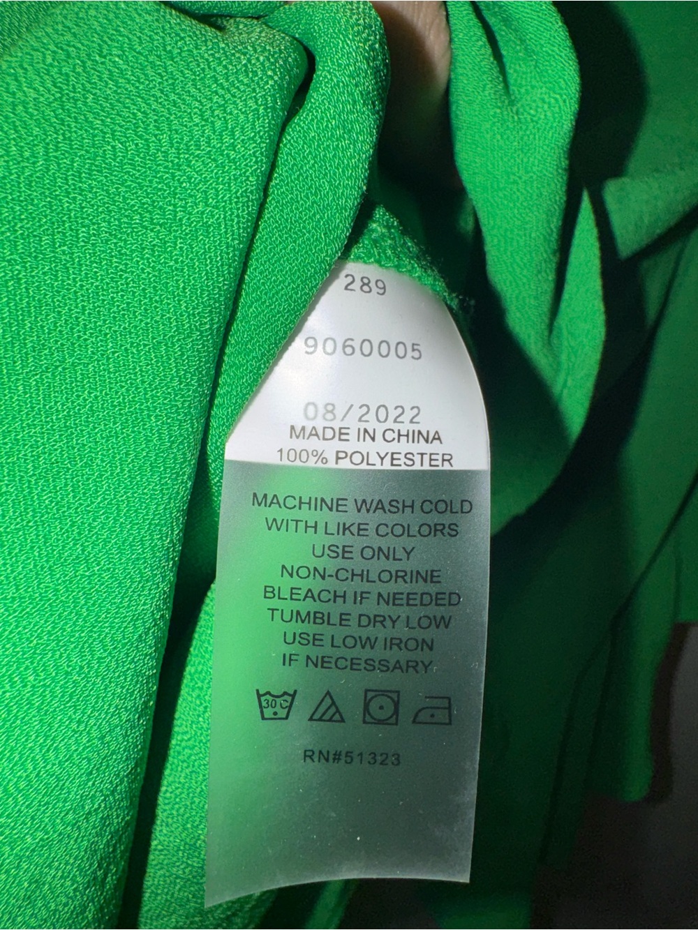 Vince Camuto Emerald Green Ruffle Sleeve Blouse - Picture 6 of 13